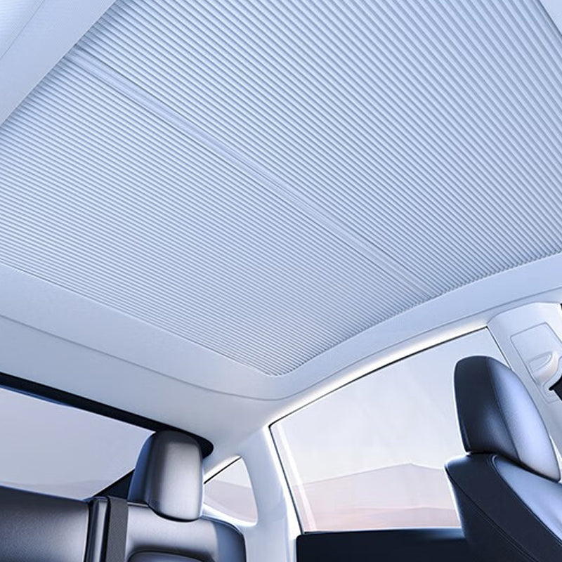 Space Aluminum Retractable Sunroof Sunshade