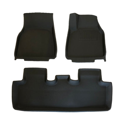 Model Y Lightweight No Pattern All-Weather TPE+XPE Foot Mats-3PCS