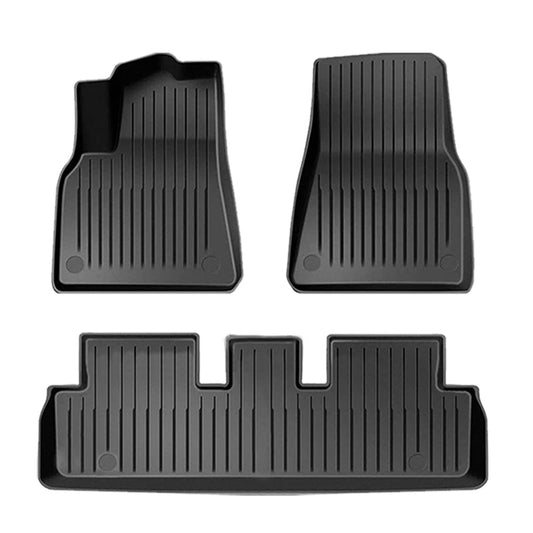 Model 3 3D Original Style All-Weather TPE Foot Mats-3PCS
