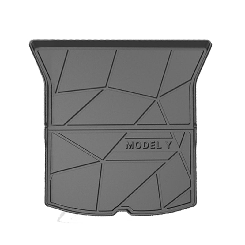 Model Y 3D Thickened Diamond Pattern All-Weather TPE Floor Mats-6PCS