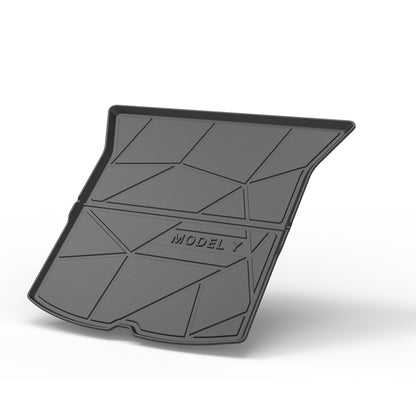 Model Y 3D Thickened Diamond Pattern All-Weather TPE Floor Mats-6PCS