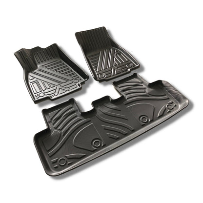 Model Y 3D Thickened Diamond Pattern All-Weather TPE Floor Mats-3PCS