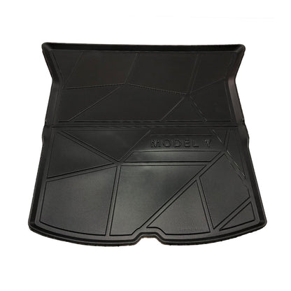 Model Y 3D Thickened Diamond Pattern All-Weather TPE Floor Mats-6PCS