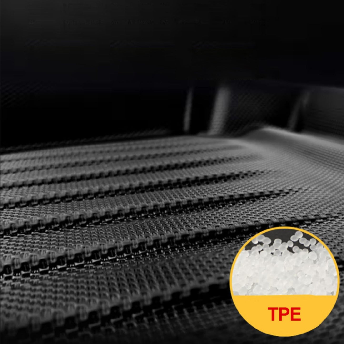 Model S 3D Thickened Diamond Pattern All-Weather TPE Floor Mats-5PCS