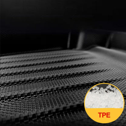3D Diamond Pattern All-Weather TPE Rear Storage Box Mat