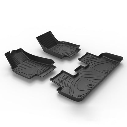 Model Y 3D Thickened Diamond Pattern All-Weather TPE Floor Mats-6PCS