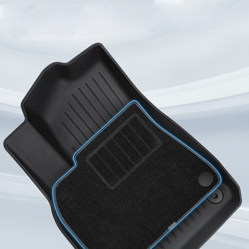 Model 3 3D Original Style All-Weather TPE Foot Mats-Double Layer-6PCS