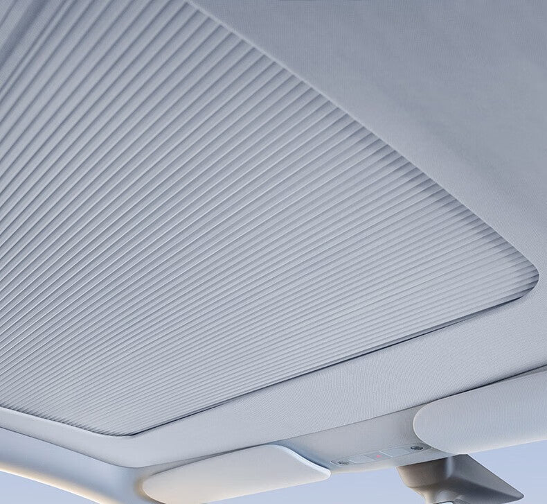 Space Aluminum Retractable Sunroof Sunshade