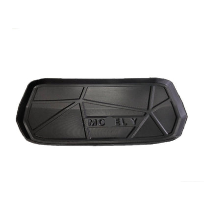 3D Diamond Pattern All-Weather TPE Front Storage Box Mat