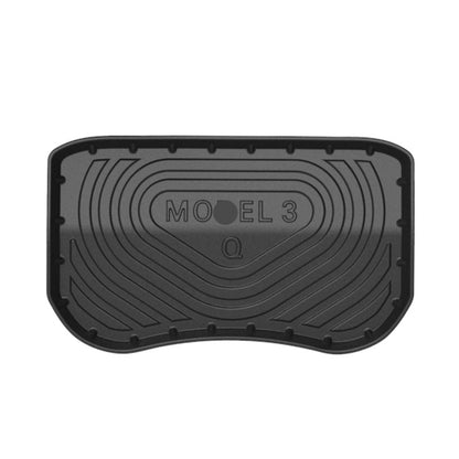 Model 3 3D Thickened Diamond Pattern All-Weather TPE Floor Mats-6PCS