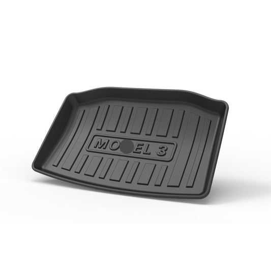 3D Diamond Pattern All-Weather TPE Rear Storage Box Mat