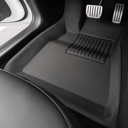 Model 3 Lightweight No Pattern Weather All-Weather TPE+XPE Foot Mats-3PCS