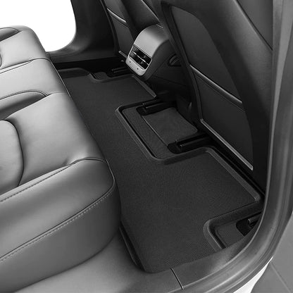 Model 3 Lightweight No Pattern Weather All-Weather TPE+XPE Foot Mats-3PCS
