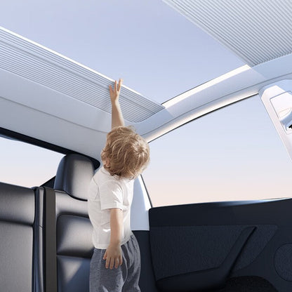 Space Aluminum Retractable Sunroof Sunshade