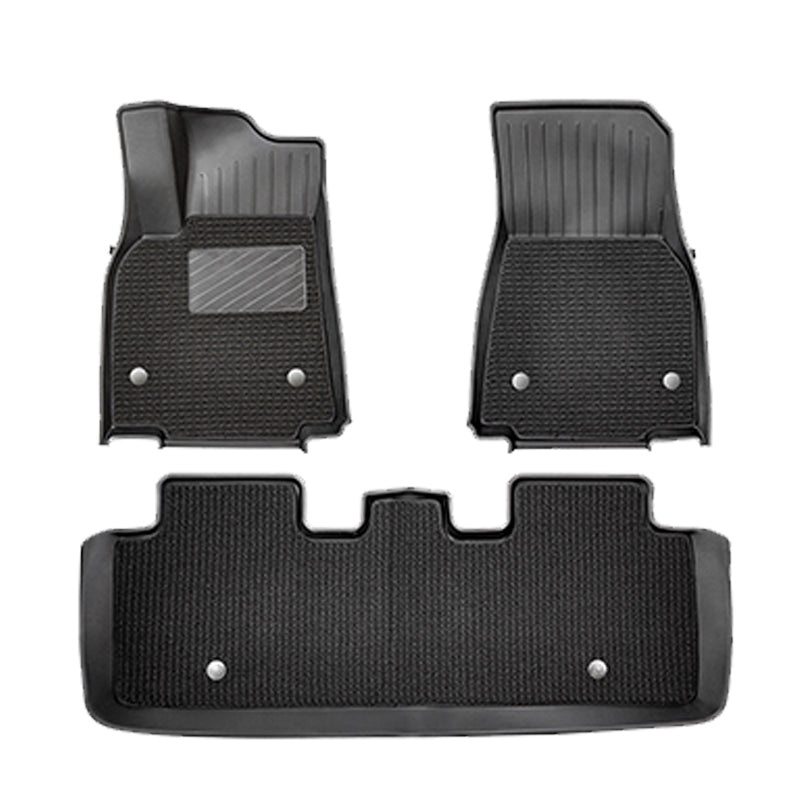 Model Y 3D Original Style All-Weather TPE Foot Mats-Double Layer-6PCS