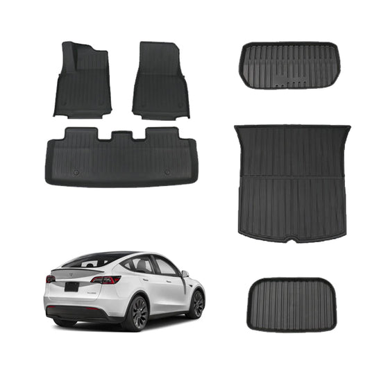 Model Y 3D Original Style All-Weather TPE Foot Mats-6PCS