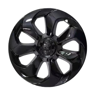 FITKMH ABS wheel hubcaps,Only for Tesla Model Y 2021-2023, 19Inch-Big Blade Style-Variety* (4PCS) ,3Colors Options