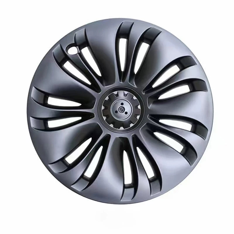 FITKMH 4PCS Wheel Hubcaps For Tesla Model Y 2021-2023, 19Inch Performance Replacement，Full Rim Cover, Upgrade Accessories