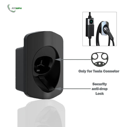 FITMPH EV Charger Cable Holder for US Tesla, with Wall Box Cable Organizer, only for US Tesla owners, NACS EV Cable Organizer