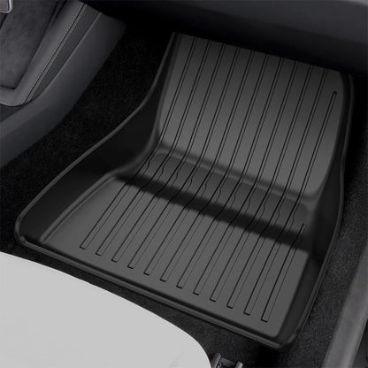 FITKMH Car Floor Mats for Tesla Model 3 2017-2024,100% TPE eco-friendly material, All-Weather Floor Mats, With anti slip backing