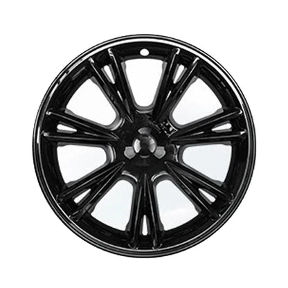 FITKMH Wheel Hub Covers For Tesla Model Y 2021-2023, 19 inch Hubcaps Replacement, ABS Tesla Accessories 4 pcs Full Wrapped