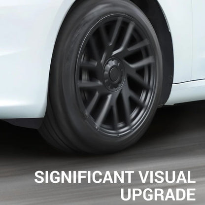 FITKMH for Tesla 2024 Model 3 Highland Hub Caps, 18inch full rim performance replacement, Exterior Accessories Wheel Hub Covers