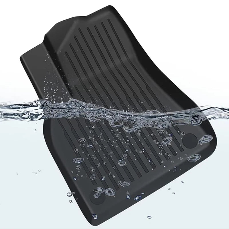 FITKMH Car Floor Mats for Tesla Model 3 2017-2024,100% TPE eco-friendly material, All-Weather Floor Mats, With anti slip backing