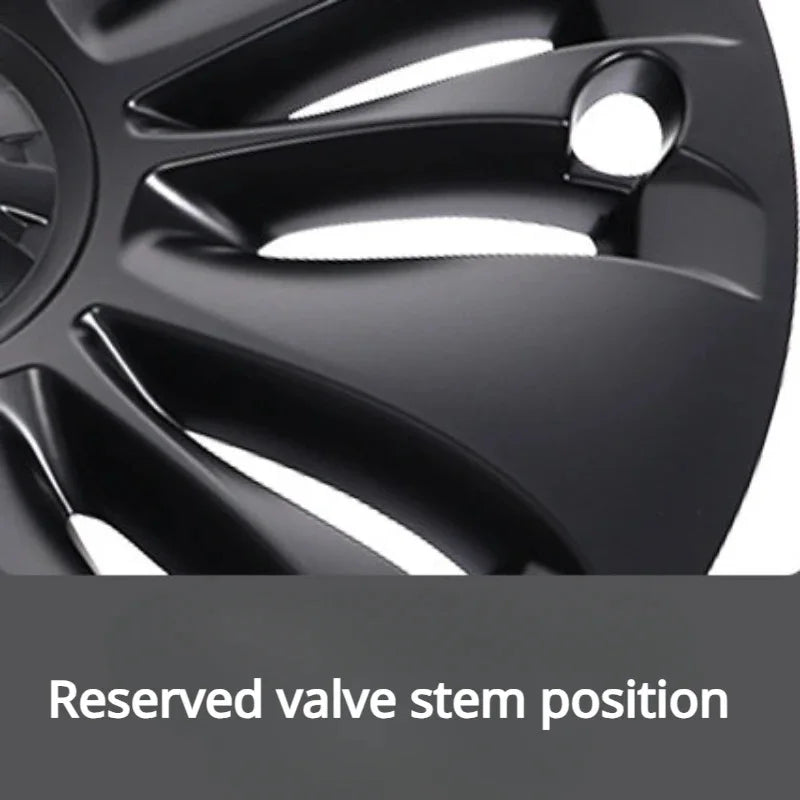FITKMH 4PCS Wheel Hubcaps For Tesla Model Y 2021-2023, 19Inch Performance Replacement，Full Rim Cover, Upgrade Accessories