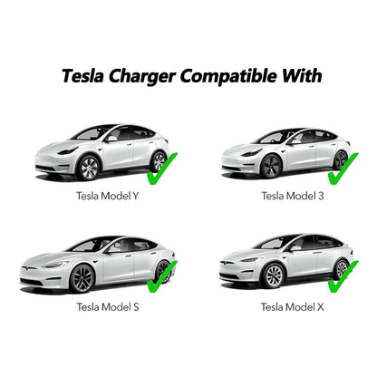 FITMPH Tesla EV Charger, Wall Mount & Portable 2-in-1,7KW, Compatible with All Tesla Models 3/Y/S/X