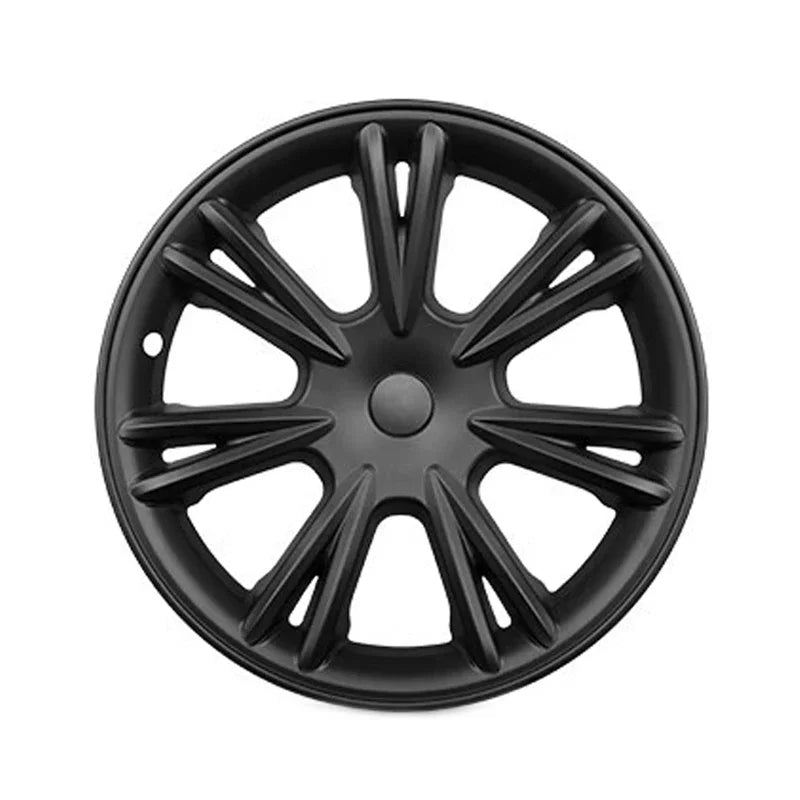 FITKMH Wheel Hub Covers For Tesla Model Y 2021-2023, 19 inch Hubcaps Replacement, ABS Tesla Accessories 4 pcs Full Wrapped
