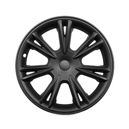 FITKMH Wheel Hub Covers For Tesla Model Y 2021-2023, 19 inch Hubcaps Replacement, ABS Tesla Accessories 4 pcs Full Wrapped