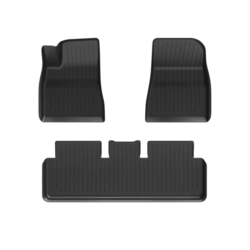 FITKMH Car Floor Mats for Tesla Model 3 2017-2024,100% TPE eco-friendly material, All-Weather Floor Mats, With anti slip backing