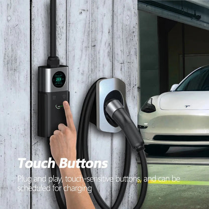 FITMPH Tesla EV Charger, Wall Mount & Portable 2-in-1,7KW, Compatible with All Tesla Models 3/Y/S/X