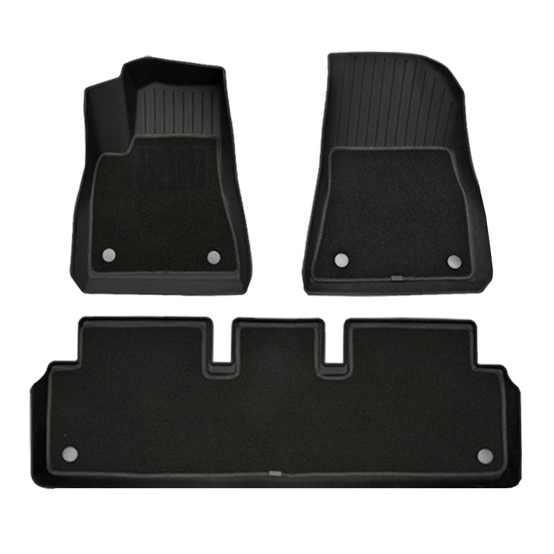 Model 3 3D Original Style All-Weather TPE Foot Mats-Double Layer-6PCS