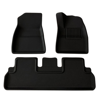 Model 3 Lightweight No Pattern Weather All-Weather TPE+XPE Foot Mats-6PCS