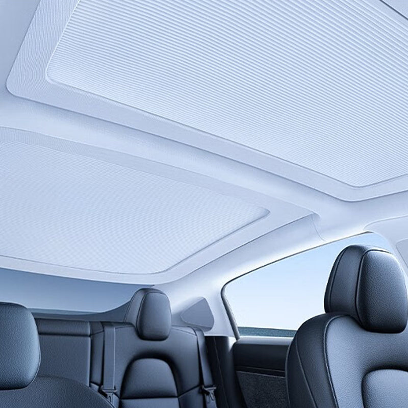 Space Aluminum Retractable Sunroof Sunshade